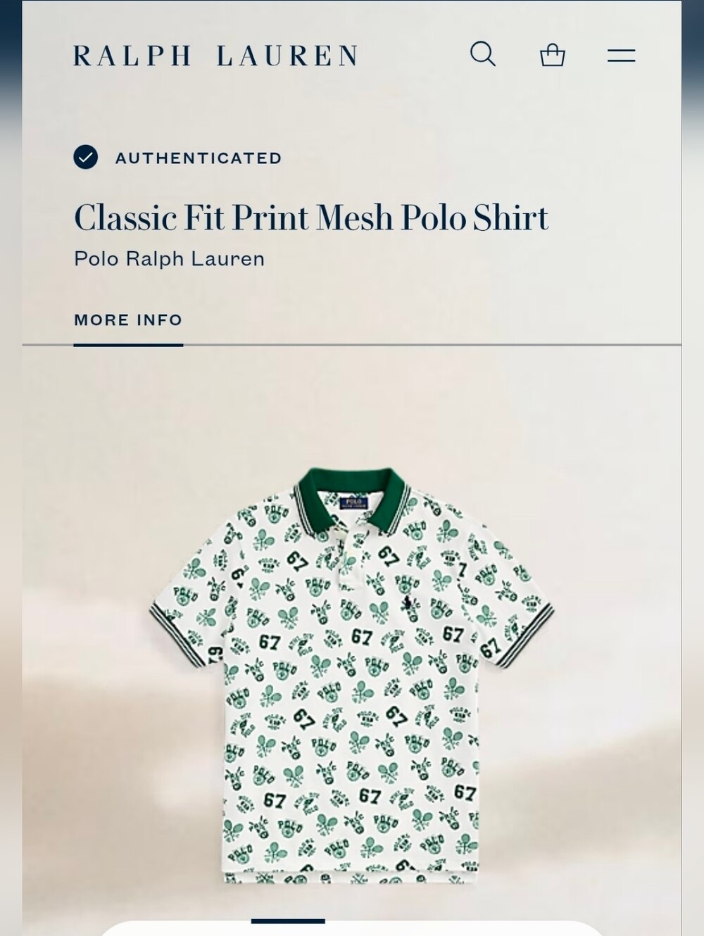 POLO by Ralph Lauren (Athletic Divison 67) - Picture 5 of 6